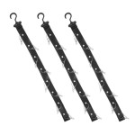 12pcs Adjustable Baseball Cap Organizer Hat Rack for Closet Wall Door